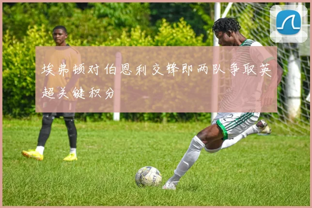 埃弗顿对伯恩利交锋即两队争取英超关键积分